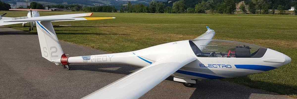 Flugwegposition um 15:28:49: Aufgenommen in der Nähe von Linz, Österreich in 248 Meter